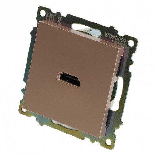 Розетка HDMI без рамки Stekker Катрин 50063 в Нижнем Новгороде фото 8