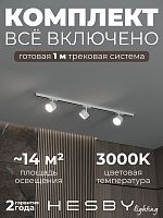 Комплект трековый Hesby Lighting Skylite №13 HSBL_kompl_S013_NI1W3K в Нижнем Новгороде