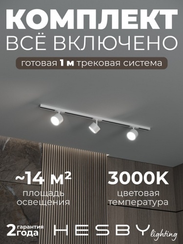 Комплект трековый Hesby Lighting Skylite №13 HSBL_kompl_S013_NI1W3K в Нижнем Новгороде