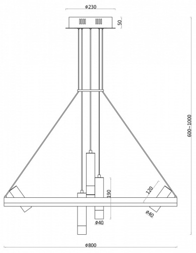Подвесная люстра F-promo Daur 3097-8P в Нижнем Новгороде фото 4