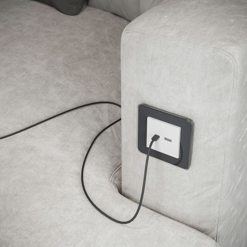 Рамка на 1 пост Werkel Elite (графит, стекло) W0012440 в Нижнем Новгороде фото 3