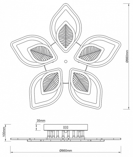 Потолочная люстра Escada Anise 10288/10LED в Нижнем Новгороде фото 4