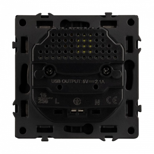 Розетка с заземлением и со шторкой и 2хUSB type A, без рамки Arlight NOBE 054289(1) в Нижнем Новгороде фото 3