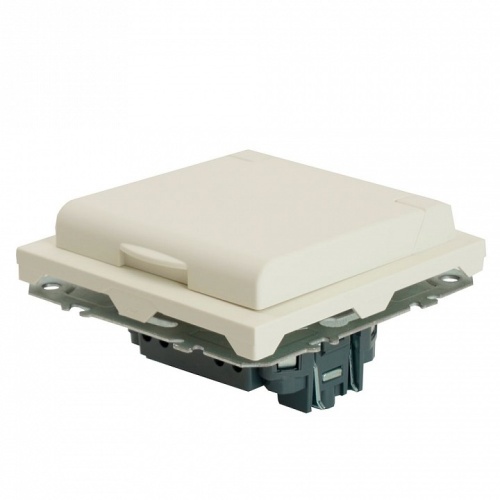 Розетка с заземлением и со шторкой, с крышкой Stekker Эмили 49878 в Нижнем Новгороде фото 7