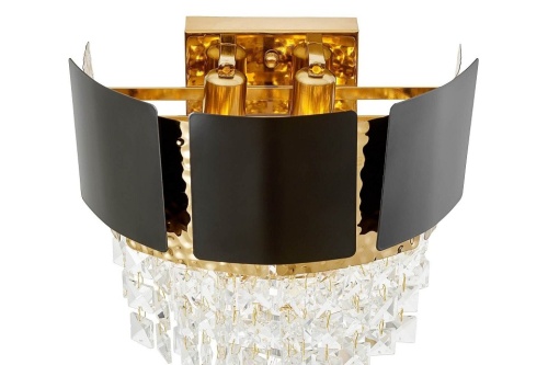 Накладной светильник LUMINA DECO MOLINA LDW 7045-2 BK+GD в Нижнем Новгороде фото 2