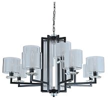 Подвесная люстра Newport АЛЕКСАНДРА 4408+4/C black+gold в Нижнем Новгороде