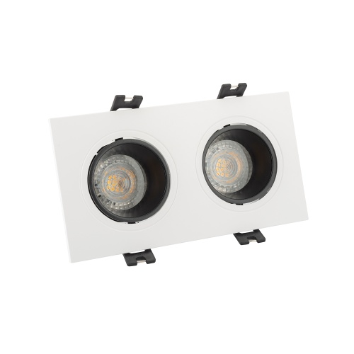 DK3022-WB Встраиваемый светильник, IP 20, 10 Вт, GU5.3, LED, белый/черный, пластик в Городце фото 8