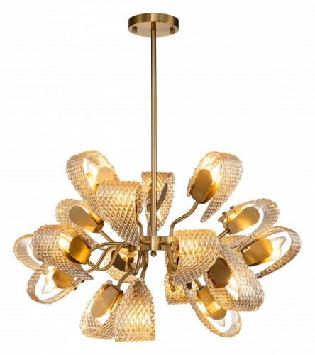 Люстра на штанге Indigo Fless 11033/18R Amber в Нижнем Новгороде фото 4