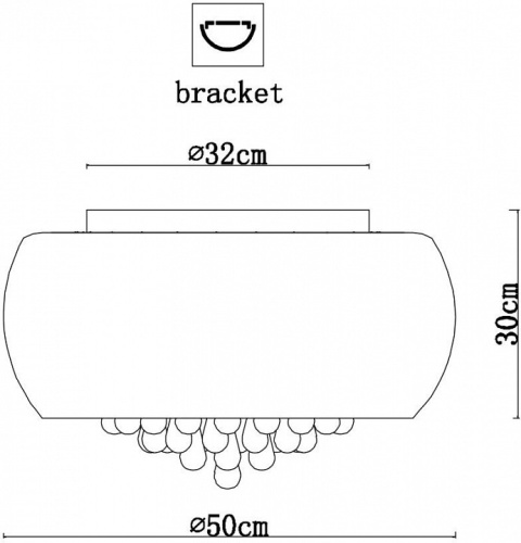 Накладной светильник Arte Lamp Halo A7054PL-11CC в Нижнем Новгороде фото 3