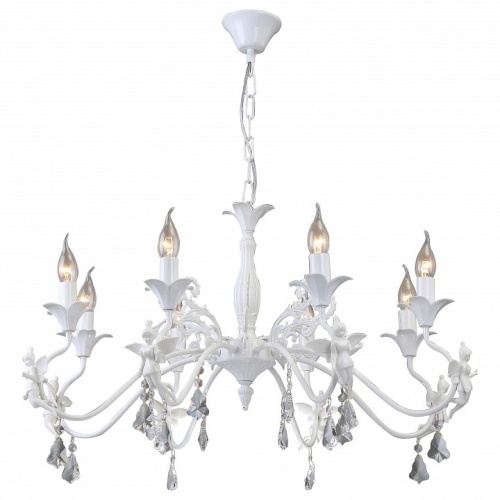 Подвесная люстра Arte Lamp Angelina A5349LM-8WH в Владивостоке фото 5