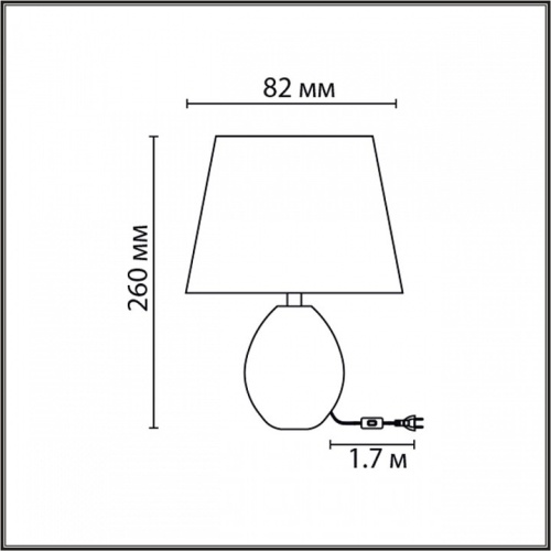 Настольная лампа декоративная Lumion Keila 8143/1Т в Нижнем Новгороде фото 4