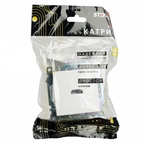 Розетка HDMI без рамки Stekker Катрин 50058 в Нижнем Новгороде фото 4