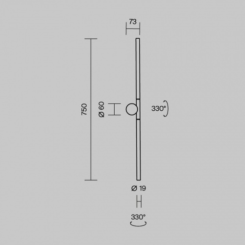 Бра Maytoni Rotera MOD432WL-L9B3K в Нижнем Новгороде фото 5