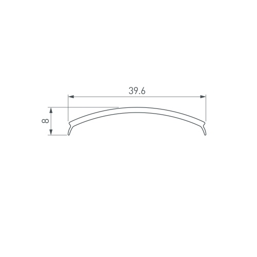 Экран матовый KLUS-P45-2000 Round OPAL (Arlight, Пластик) в Боре фото 3