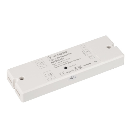 Контроллер SR-2839MIX White (12-24V, 2x5A, ПДУ) (Arlight, IP20 Пластик, 1 год) в Яранске фото 2