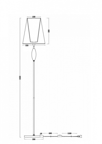 Торшер Freya Sofi FR2022FL-01CH в Нижнем Новгороде фото 10