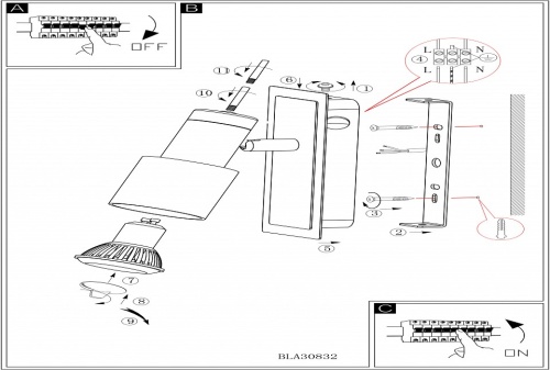 Бра Eglo Davida 1 30832 в Нижнем Новгороде фото 8