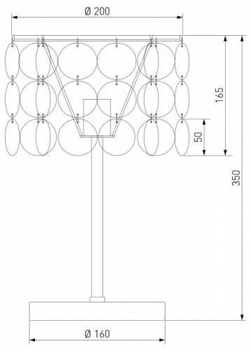 Настольная лампа декоративная Eurosvet Sandra 208101 в Нижнем Новгороде фото 2