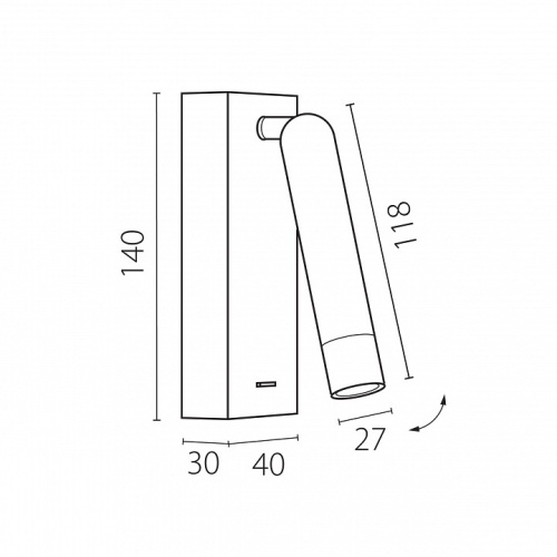 Бра Lightstar Omega 200736 в Нижнем Новгороде фото 3