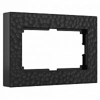 Рамка для двойной розетки Werkel Hammer черный W0082408 в Нижнем Новгороде