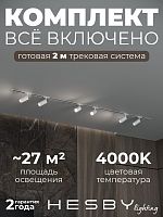 Комплект трековый Hesby Lighting Skylite №3 HSBL_kompl_S003_VI2W4K в Нижнем Новгороде