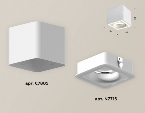 Накладной светильник Ambrella Light XS XS7805020 в Нижнем Новгороде фото 2