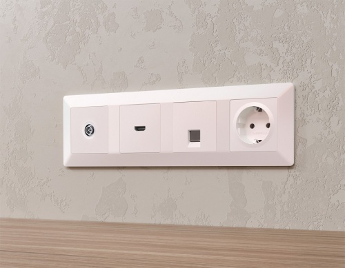 ТВ-розетка оконечная без рамки Ambrella Volt ALFA MA213005 в Нижнем Новгороде фото 2