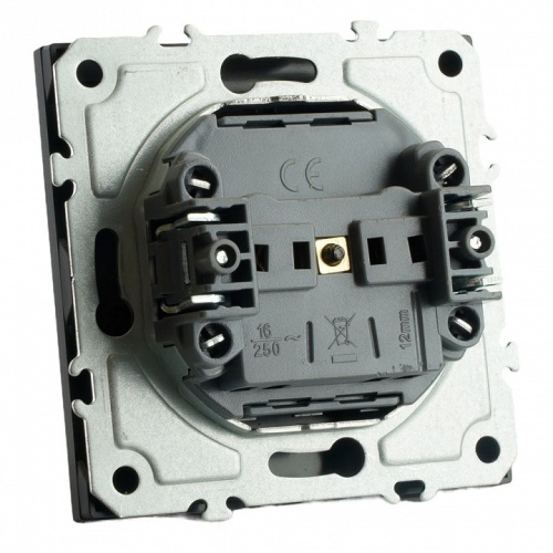 Розетка с заземлением и со шторкой, с крышкой Stekker Эмили 49852 в Нижнем Новгороде фото 9