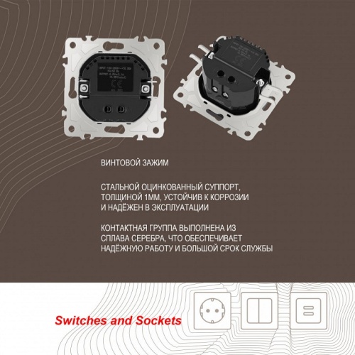 Розетка USB, без рамки Arte Milano am-206 206.46-1.shampan в Нижнем Новгороде фото 2