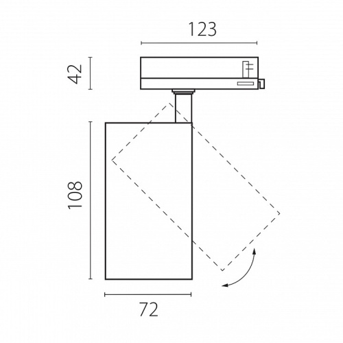 Светильник на штанге Lightstar Alta Base A5237QT36G в Нижнем Новгороде фото 2