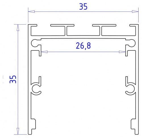 Короб накладной Ambrella Light Profile System GP GP2550BK в Нижнем Новгороде фото 3