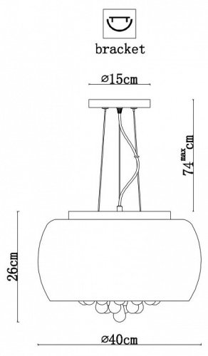 Подвесной светильник Arte Lamp Halo A7054SP-8CC в Нижнем Новгороде фото 2