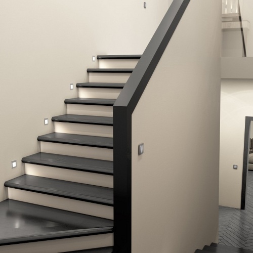 Выключатель двухклавишный без рамки Werkel серебряный W1123008 в Нижнем Новгороде фото 3