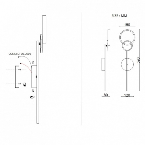 Накладной светильник Imperiumloft ZINGY A zingy01 в Нижнем Новгороде фото 11
