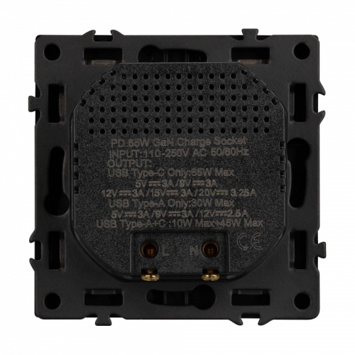 Розетка 2хUSB type A и C без рамки Arlight NOBE 054317(1) в Нижнем Новгороде фото 2