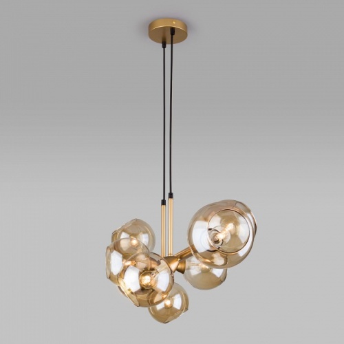 Подвесной светильник Eurosvet Roger 70113/8 янтарный в Нижнем Новгороде фото 4