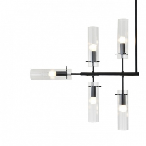 Люстра на штанге Indigo Saetta 11053/12R Black в Нижнем Новгороде фото 3