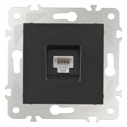 Розетка Ethernet RJ-45 без рамки Arte Milano am-203 203.45-1.black в Нижнем Новгороде
