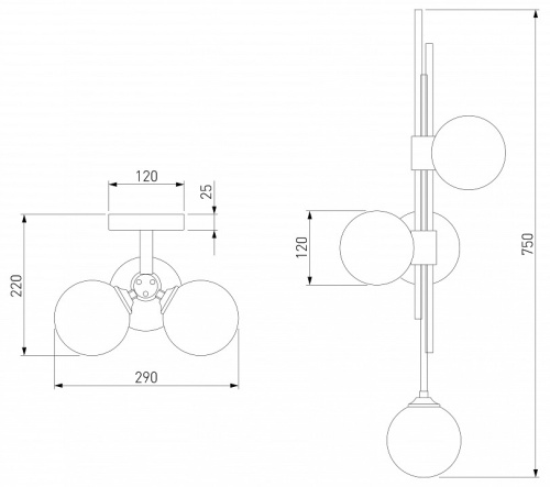 Бра Eurosvet Volver 50383/3 латунь в Нижнем Новгороде фото 3