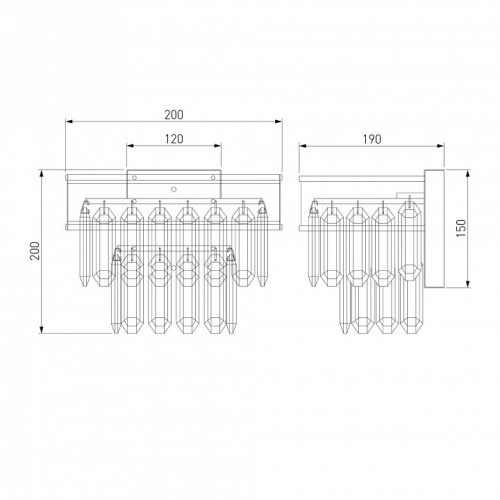 Накладной светильник Bogate's Pelle 329/2 Strotskis в Нижнем Новгороде фото 3