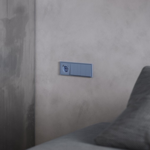 Накладка для розетки с заземлением и со шторками и 2хUSB type A и C Voltum S70 VLS001015 в Нижнем Новгороде фото 3