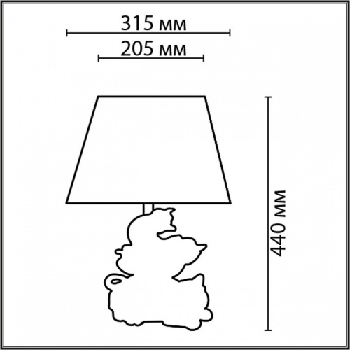 Настольная лампа декоративная Lumion Catty 8128/1Т в Инте фото 6