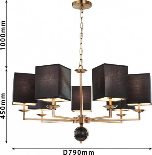 Подвесная люстра Favourite Diva 2822-7P в Нижнем Новгороде фото 9