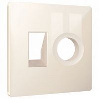 Накладка для ТВ-розетки и RJ-11 или RJ-45 Ambrella Volt ALFA AP3125 в Нижнем Новгороде