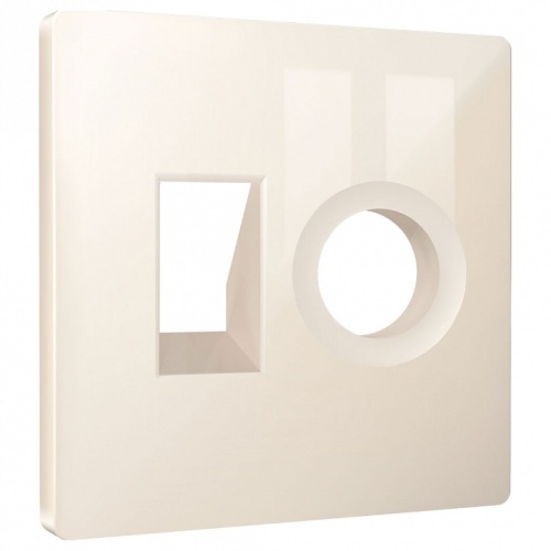 Накладка для ТВ-розетки и RJ-11 или RJ-45 Ambrella Volt ALFA AP3125 в Нижнем Новгороде