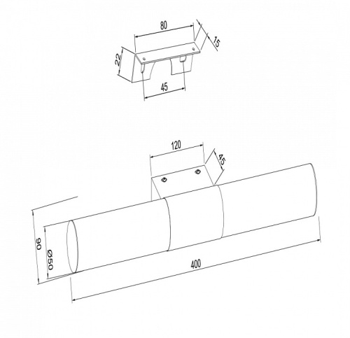 Подсветка для зеркала Maytoni Aurelio MIR001WL-L8CH в Нижнем Новгороде фото 2