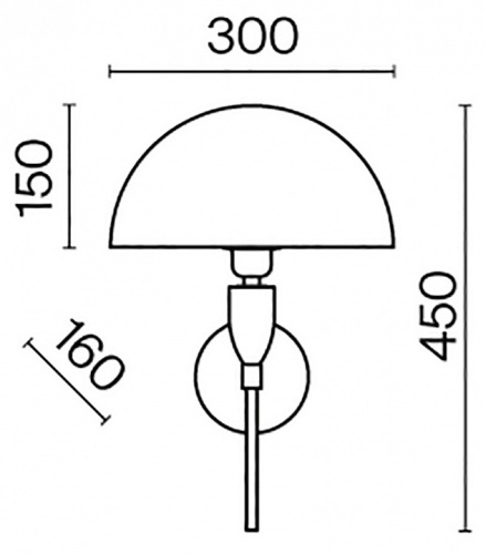 Бра Maytoni Prima Z034WL-01CH в Ермолино фото 6