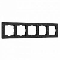 Рамка на 5 постов Werkel Hammer черный W0052408 в Нижнем Новгороде