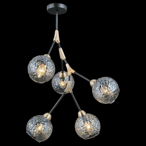 Люстра на штанге ILLUMICO  IL0263-5PSQ-79 BK AB в Нижнем Новгороде фото 6