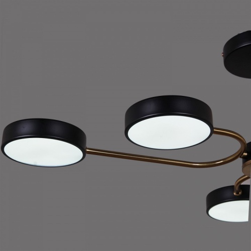 Люстра на штанге 03325-0.3-06 BK+COPPER в Нижнем Новгороде фото 4